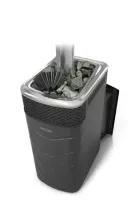 Банная печь Гейзер Супер XXL Inox Витра ЗК антрацит