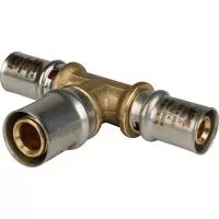 STOUT SFP-0005-162016 Тройник переходной для металлопластиковых труб прессовой