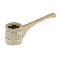 Черпак бондарный 0,5л с нержавеющей вставкой