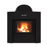 Дровяная банная печь Grill'D Aurora 160 Window (дверца со стеклом)