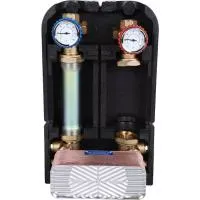 Насосная группа STOUT SDG-0038-342501 с теплообменником 34 пластины, без насоса в теплоизоляции