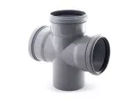 Крестовина для внутренней канализации 110/110/110х87 РосТурПласт